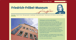 Desktop Screenshot of froebel-museum.de